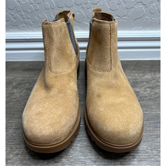 Sorel Women's Emelie II Chelsea Boots Leather Waterproof Brown Size 9.5 - Picture 3 of 9